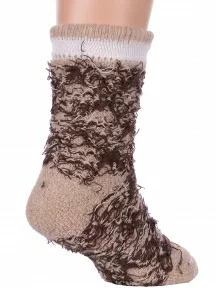 Детские теплые махровые носки Hobby Line, Ндад7621-01, БЕЖЕВЫЕ