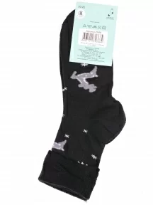 Детские махровые носки LORENZline, П4М, ЧЕРНЫЕ