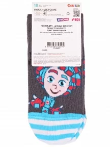 Детские носки ФИКСИКИ Conte kids, 22С-23СП, рис. 913, ТЕМНО-СЕРЫЕ