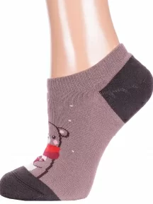 Женские ультракороткие махровые носки Брестские (БЧК), 20С1430, рис. 591, КОРА
