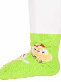 Детские махровые носки Брестские (БЧК), 14С3060, рис. 846, ЗЕЛЕНОЕ ЯБЛОКО