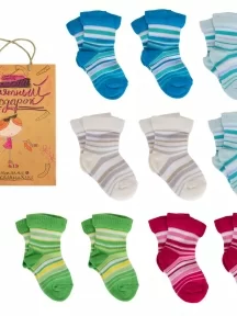 Набор для девочек из 10 пар носков LORENZline, Л31-10, микс 2