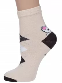 Женские носки LORENZline, Д110, БЕЖЕВЫЕ