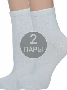 Комплект из 2 пар детских носков Akos СВЕТЛО-СЕРЫЕ (2-ВК41000 000)