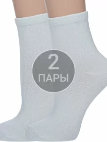 Комплект из 2 пар детских носков Akos, 2-ВК41000 000, СВЕТЛО-СЕРЫЕ