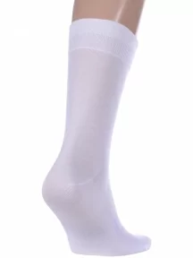 Мужские носки из мерсеризованного хлопка Sergio Di Calze (PINGONS), 17SC6, БЕЛЫЕ