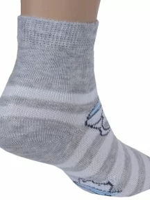 Детские носки RuSocks (Орудьевский трикотаж), Д-31360, рис. 04, СВЕТЛО-СЕРЫЕ