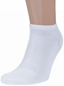 Набор из 10 пар коротких бамбуковых носков (ТМ Grinston socks), PG-15D33-10k, БЕЛЫЕ