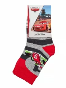 Детские носки RuSocks (Орудьевский трикотаж), DIN-77, рис. m10, КРАСНО-СЕРЫЕ