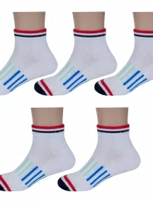 Комплект из 5 пар детских носков ХОХ, 5-SPD-15, БЕЛЫЕ