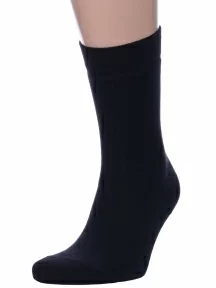 Мужские махровые носки АЛЬТАИР, ММ-220, ЧЕРНЫЕ