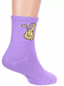 Детские спортивные носки Hobby Line, Ндх4366-03, СИРЕНЕВЫЕ
