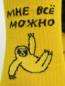 Носки unisex St. Friday Socks, SS21-975-08, "Тест на антидела"