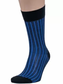 Мужские носки из мерсеризованного хлопка Sergio Di Calze (PINGONS), 18SC2, ЧЕРНЫЕ