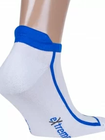 Мужские спортивные носки с махровыми пяткой и мыском ХОХ, SPM-10, БЕЛЫЕ