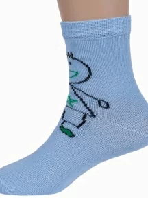 Детские носки Альтаир, А172, ГОЛУБЫЕ, рис. Boy
