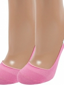Комплект из 2 пар женских подследников ХОХ РОЗОВЫЕ (2-SG-1301)