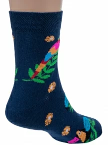 Комплект из 2 пар детских носков Брестские (БЧК) рис. 192, СИНИЕ (2-14С3081)