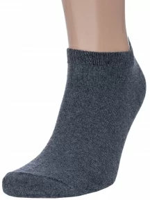 Мужские ультракороткие носки "Красная ветка", С-129, ТЕМНО-СЕРЫЕ