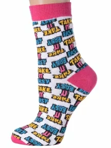 Женские носки Flappers Peppers, 1МБ19Ж/6, БЕЛЫЕ