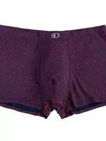 Мужские бамбуковые трусы-боксеры Sergio Dallini, SG2941-2, КРАСНЫЕ