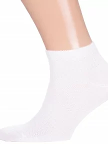 Мужские спортивные бамбуковые носки LORENZline, Н19, БЕЛЫЕ