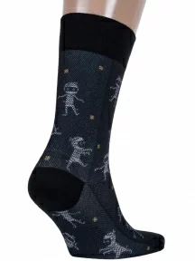 Комплект из 2 пар мужских носков DiWaRi, 2-20С-202СП, рис. 149, ЧЕРНЫЕ