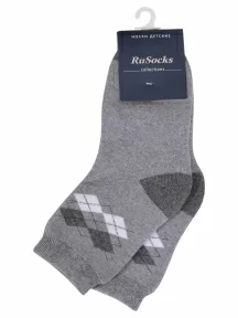 Детские махровые носки RuSocks (Орудьевский трикотаж), Д-49, СЕРЫЕ