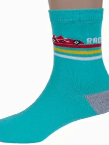 Детские носки RuSocks (Орудьевский трикотаж), Д3-13501, рис. 05, БИРЮЗОВЫЕ