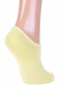 Женские ультракороткие носки Hobby Line, Нжу562-13, САЛАТОВЫЕ