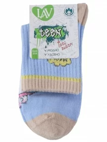 Детские носки "Борисоглебский трикотаж", 8С231, ГОЛУБЫЕ