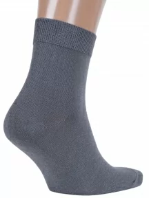 Мужские укороченные носки CAVALLIERE (RuSocks), С-333, СЕРЫЕ