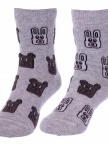 Детские носки Conte kids, 17С-10СП, рис. 934, СВЕТЛО-СЕРЫЕ