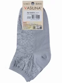 Женские носки VASILINA, 0С6213, СЕРЫЕ