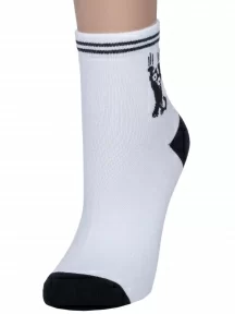 Женские носки Akos, FW41N3, БЕЛЫЕ