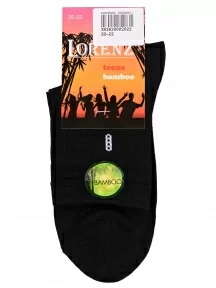 Детские бамбуковые носки LORENZline, П24, ЧЕРНЫЕ