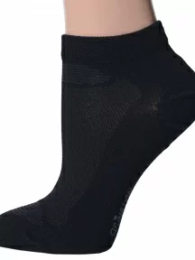 Короткие бамбуковые носки Grinston socks (PINGONS), 15D33, ЧЕРНЫЕ