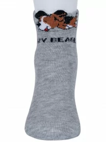 Комплект из 3 пар детских носков Гамма, 3-С1707, СВЕТЛО-СЕРЫЕ МЕЛАНЖ