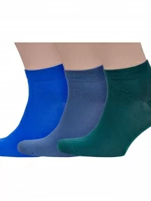 Комплект из 3 пар мужских носков Sergio Di Calze (PINGONS) из мерсеризованного хлопка, 3-17SC7, микс 1