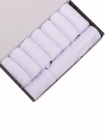 Набор из 10 пар мужских носков "Бизнес" (RuSocks / Орудьевский трикотаж), РуС-10, белые