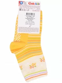 Детские носки Conte kids, 7С-54СП, рис. 253, ЖЕЛТЫЕ