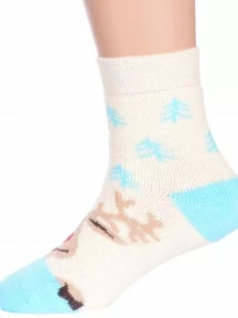 Комплект из 2 пар детских махровых носков Брестские (БЧК), 2-14С3060, рис. 499, СВЕТЛО-ЖЕЛТЫЕ