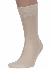 Комплект из 3 пар мужских бамбуковых носков ХОХ, 3-X-1114, БЕЖЕВЫЕ