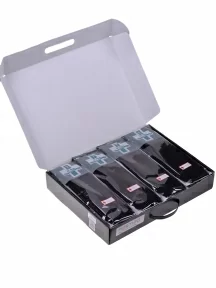 Набор из 20 пар мужских медицинских носков (ТМ Dr. Feet), PG-15DF1-20S, черные