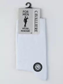 Набор из 80 пар мужских носков "Cavalliere" (RuSocks), CR-80, белые
