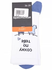 Спортивные носки Брестские (БЧК), 21С4201, рис. 154, БЕЛЫЕ