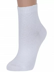 Женские бамбуковые носки ХОХ, G-223, БЕЛЫЕ