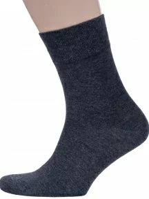 Мужские бамбуковые носки Grinston socks (PINGONS), 15D1, АНТРАЦИТ