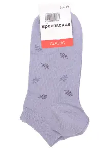 Женские носки Брестские (БЧК) рис. 658, СВЕТЛО-СЕРЫЕ (14с1101)