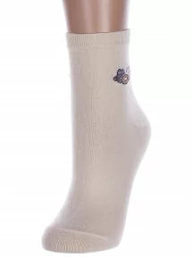 Женские носки Hobby Line, Нжх334-8, БЕЖЕВЫЕ